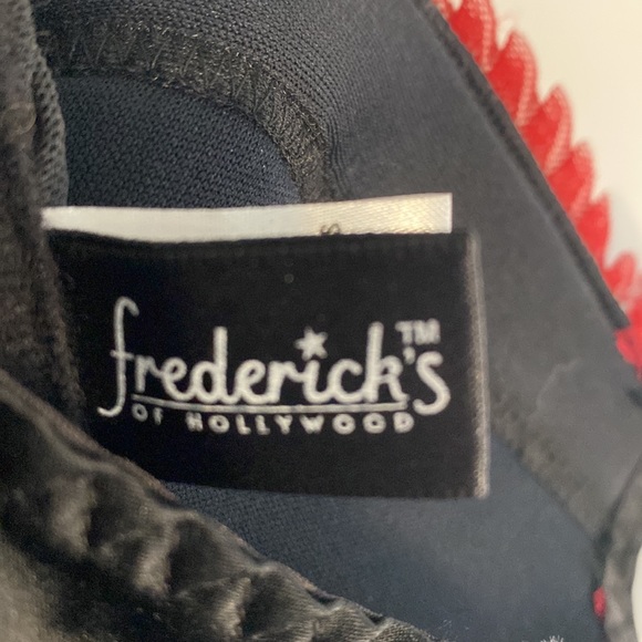 Red and Black Corset Teddy - Fredrick’s of Hollywood - Picture 14 of 15